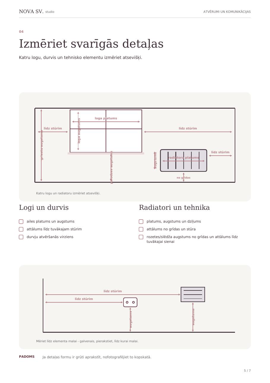 Instrukcijas 5. lappuse